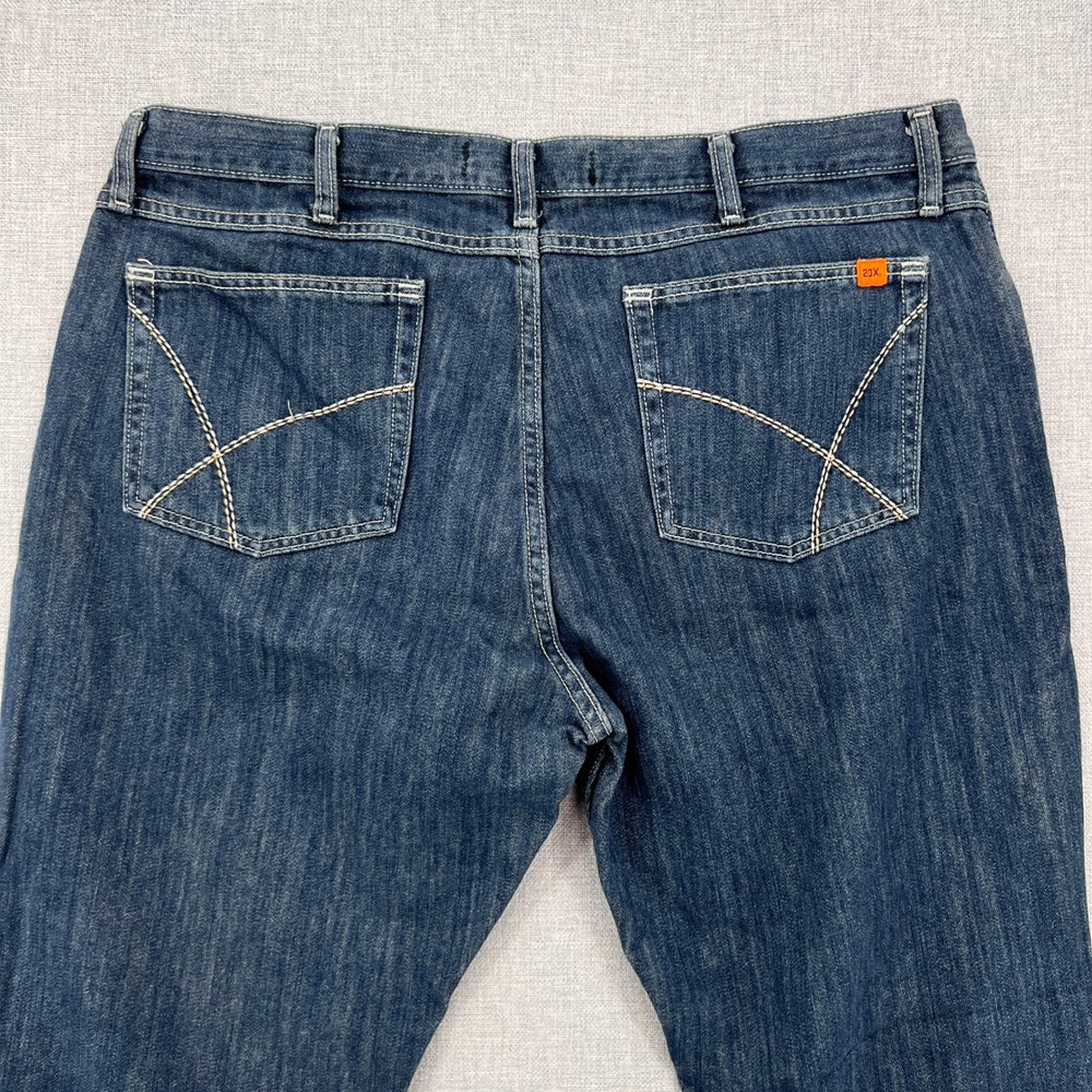Wrangler 20X FR Bootcut Jeans Men 40x30 (fits 40x29) Blue Western Workwear - Picture 8 of 11
